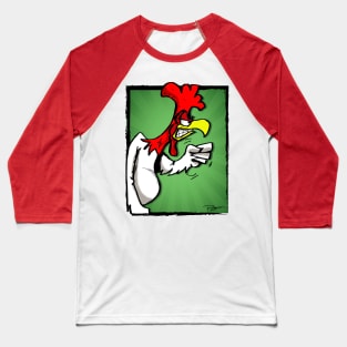 Road Rage Rooster Baseball T-Shirt